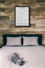 Load image into Gallery viewer, The Twelve Steps Poster with easy read text. Printed & posted free or downloadable PDF. Prints have FREE 'Recovery Rocks' Sticker. AA Print