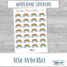 Load image into Gallery viewer, Rainbow Mini Stickers | Gorgeous mini stickers of Rainbows, Hearts, Balloons & Cupcakes - NEW sheets of simply rainbows