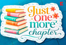 Load image into Gallery viewer, Large Die-Cut Book Lovers Stickers. Special EASY PEEL design HANDMADE in the uk, 7cm 2.75 in. 18 designs and quotes. Buy 1 to 18