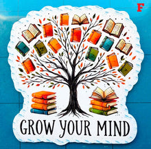 Load image into Gallery viewer, Large Die-Cut Book Lovers Stickers. Special EASY PEEL design HANDMADE in the uk, 7cm 2.75 in. 18 designs and quotes. Buy 1 to 18
