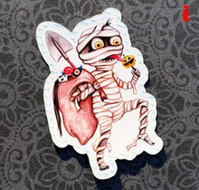Load image into Gallery viewer, Handmade Easy Peel Die-Cut Stickers, Trick or Treat Children, 7cm-2.7" Halloween stickers for kids. UK Crafted (15 Designs)