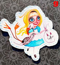 Load image into Gallery viewer, Handmade Easy Peel Die-Cut Stickers, Trick or Treat Children, 7cm-2.7" Halloween stickers for kids. UK Crafted (15 Designs)
