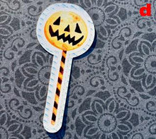 Load image into Gallery viewer, Handmade Easy Peel Die-Cut Stickers, Trick or Treat Children, 7cm-2.7" Halloween stickers for kids. UK Crafted (15 Designs)