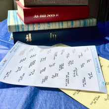 Load image into Gallery viewer, Recovery Slogan Stickers - mini stickers of 12-Step program slogans. Handmade in the UK