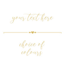 Load image into Gallery viewer, Custom Round Stickers with a cursive font and choice of colours - personalised business and product labels handmade in the UK
