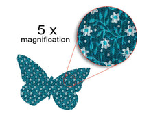 Load image into Gallery viewer, Butterfly Clipart - 32 high resolution fabric textured Butterflies to download instantly and licenced for commercial use