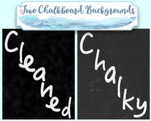 Load image into Gallery viewer, Chalkboard Backgrounds digital blackboard effect backgrounds. High resolution instant downloads for commercial use