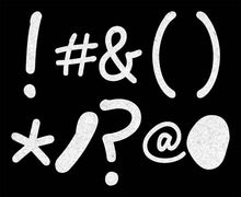 Load image into Gallery viewer, Chalk Effect Alphabet - includes upper and lowe case fonts, numbers and punctuation symbols - instant download