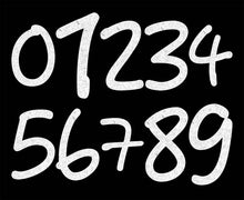 Load image into Gallery viewer, Chalk Effect Alphabet - includes upper and lowe case fonts, numbers and punctuation symbols - instant download