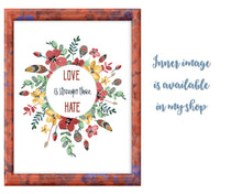 Load image into Gallery viewer, Digital Floral Borders, Abstract Wood Frames, Transparent PNG, 5 Rectangle, 5 Square Pattern Frames Borders, Instant Download, Frame Clipart