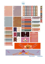 Load image into Gallery viewer, Halloween Printable Planner Kit to fir Erin Condren boxes. Instant download to Print n Cut