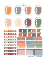 Load image into Gallery viewer, Happy Planner Halloween Sticker Kit, Weekly Vertical Printable Planner Kit. Instant download