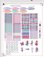 Load image into Gallery viewer, 'Festival Fantasy' - A Boho PRINTABLE Planner Kit. Perfect for the Hippy Planner!