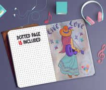Load image into Gallery viewer, Travellers Notebook 'Festival Fantasy' Printable Dashboards - Gorgeous Boho TN Dashboards for A6 and B6