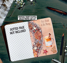 Load image into Gallery viewer, Christmas Dashboards for A6 and B6 Traveler's Notebooks - instant printable download for your convenience