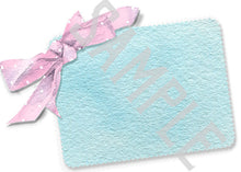 Load image into Gallery viewer, Printable Watercolour Stickers | Ribbon Bow Gift Tag Stickers | Polka Dot Gift Tags | Gift Tag Stickers Pink Bow | Printable Gift Stickers