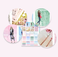 Load image into Gallery viewer, Fashion Girls PRINTABLE Sticker Kit designed to fit ECLP. Suitable for Silhouette Cameo etc