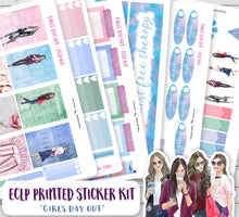 Load image into Gallery viewer, Girls Day Out Sticker Kit to fit Erin Condren. Perfect for a bridal party. A vertical planner kit made in the UK