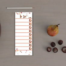 Load image into Gallery viewer, Printable Planner Insert for the Happy Planner - An autumnal To Do List with A fall apple checklist. .