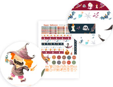Load image into Gallery viewer, Halloween Happy Planner Sticker Kit, Weekly Happy Planner Kit Mambi, Printable Halloween Stickers, Create 365 Sticker Kit, Free Cut Files