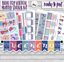 Load image into Gallery viewer, Festival Girls Planner Kit for Erin Condren or Happy Planner. Boho, hippy style planner stickers, perfect for summer music festivals