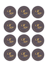 Load image into Gallery viewer, Your image or logo on sheets of round stickers handmade in the UK - Perfect to label products such as candles, beauty jars etc.