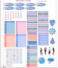 Load image into Gallery viewer, Fashion Girls PRINTABLE Sticker Kit designed to fit ECLP. Suitable for Silhouette Cameo etc