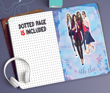 Load image into Gallery viewer, A6 & B6 Double Page TN Dashboard featuring fashion girls having a day out or bridal shower.