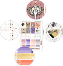 Load image into Gallery viewer, Printable Boho Planner Vertical Kit - Stickers to fit ECLP with a boho chic style.