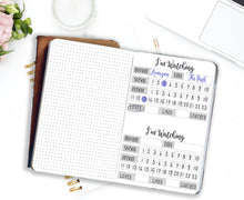 Load image into Gallery viewer, TV Show Tracker and Program Viewing Guide for Travelers Notebook - A6 & B6 (Foxy Fix No's 3 & 5 ) TN printable inserts for instant download