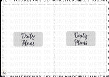 Load image into Gallery viewer, Day To A Page B6 Insert | A6 & B6 Diary Inserts | Printable Daily Plan | TN Hourly List | Printable TN Organiser | Foxy Fix No 3 No 5 tn