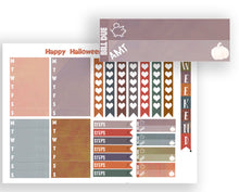 Load image into Gallery viewer, Halloween Planner Kit to suit Happy Planner Vertical  - Cute sticker kit handmade in the UK