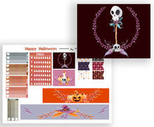 Load image into Gallery viewer, Halloween Planner Kit to suit Happy Planner Vertical  - Cute sticker kit handmade in the UK