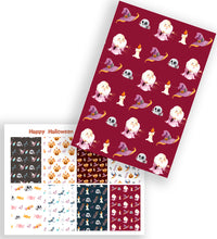 Load image into Gallery viewer, Halloween Planner Kit to suit Happy Planner Vertical  - Cute sticker kit handmade in the UK