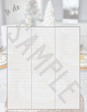 Load image into Gallery viewer, Christmas Organiser Lists Stationery Set 7 x 9 inch - For planner or file, ready to download now