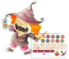 Load image into Gallery viewer, Halloween Planner Kit to suit Happy Planner Vertical  - Cute sticker kit handmade in the UK