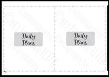Load image into Gallery viewer, A5 Planner Inserts Bundle - Week to Page, Timed Day to Page. A5 Printable Planner Organiser.
