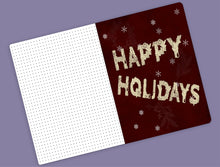 Load image into Gallery viewer, Christmas TN Dashboard, Happy Holidays PRINTABLE Planner Insert