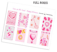 Load image into Gallery viewer, Valentine Pink Weekly Kit to fit Happy Planner Classic - A La Carte planner stickers kit handmade in the UK