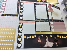 Load image into Gallery viewer, PRINTABLE New Year Party Happy Planner Kit for 2023, Weekly Vertical Stickers, Fashion Girls Hen Night