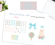 Load image into Gallery viewer, Vertical Planner Kit to fit Happy Planner and featuring Mason Jars - Pastel coloured stickers made in the UK