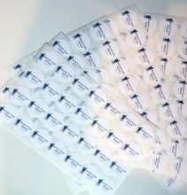 Load image into Gallery viewer, Your image or logo on sheets of round stickers handmade in the UK - Perfect to label products such as candles, beauty jars etc.
