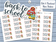 Load image into Gallery viewer, Back to School Mini Planner Stickers - New college term stickers, handmade in the UK