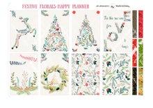 Load image into Gallery viewer, Christmas Kit for Happy Planner - FESTIVE FLORALS - A gorgeous original vertical kit for the holidays