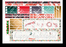 Load image into Gallery viewer, Christmas Kit for Happy Planner - FESTIVE FLORALS - A gorgeous original vertical kit for the holidays