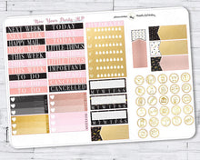 Load image into Gallery viewer, 2023 New Year Kit for Happy Planner, From the UK, Fashion Girls Party Weekly Kit