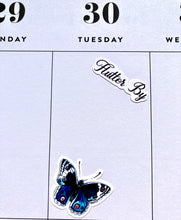 Load image into Gallery viewer, Handmade Butterfly Stickers Sheet | Mini Nature Stickers | Butterflies Sticker Sheet | Script Planner Deco | Butterfly Stickers from the UK