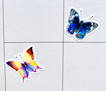 Load image into Gallery viewer, Handmade Butterfly Stickers Sheet | Mini Nature Stickers | Butterflies Sticker Sheet | Script Planner Deco | Butterfly Stickers from the UK
