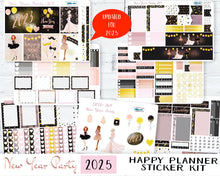 Load image into Gallery viewer, 2025 New Year Kit for Happy Planner, From the UK, Fashion Girls Party Weekly Kit
