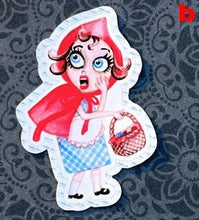 Load image into Gallery viewer, Handmade Easy Peel Die-Cut Stickers, Trick or Treat Children, 7cm-2.7" Halloween stickers for kids. UK Crafted (15 Designs)
